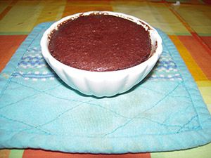 Mug cake al cioccolato